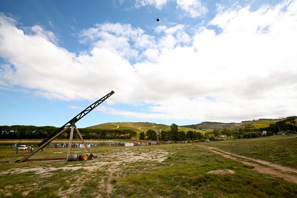 Barrel mid air
